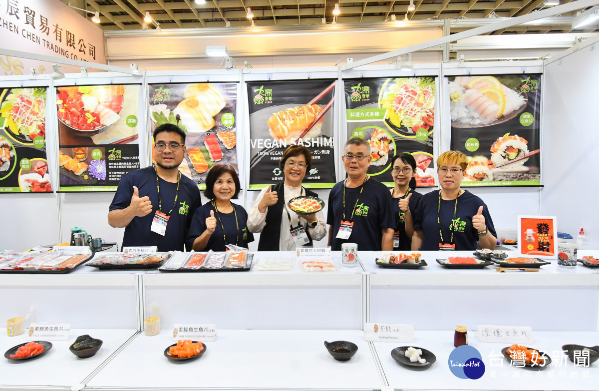 王惠美現身台北國際食品展，力推彰化優質產品。圖／彰化縣政府提供
