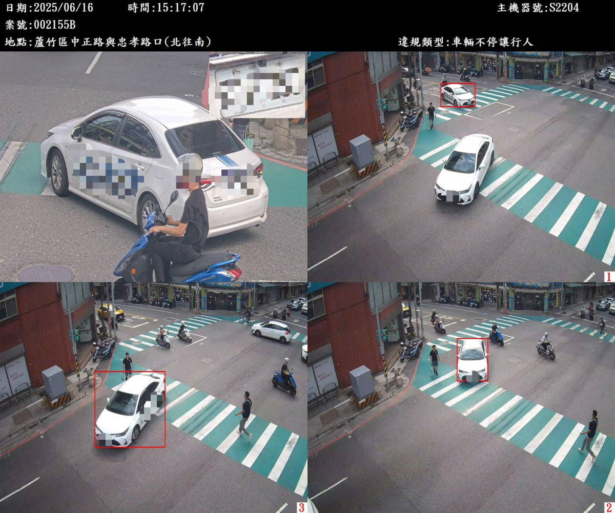 蘆警暑期交通大執法，加強防制行人事故發生。