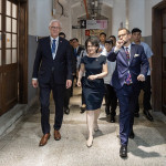 副總統蕭美琴（中），於2024年6月14日出席捷克攝影圖文展暨「捷克中心臺北」成立酒會。（圖／資料照片，圖源：總統府Flickr）
