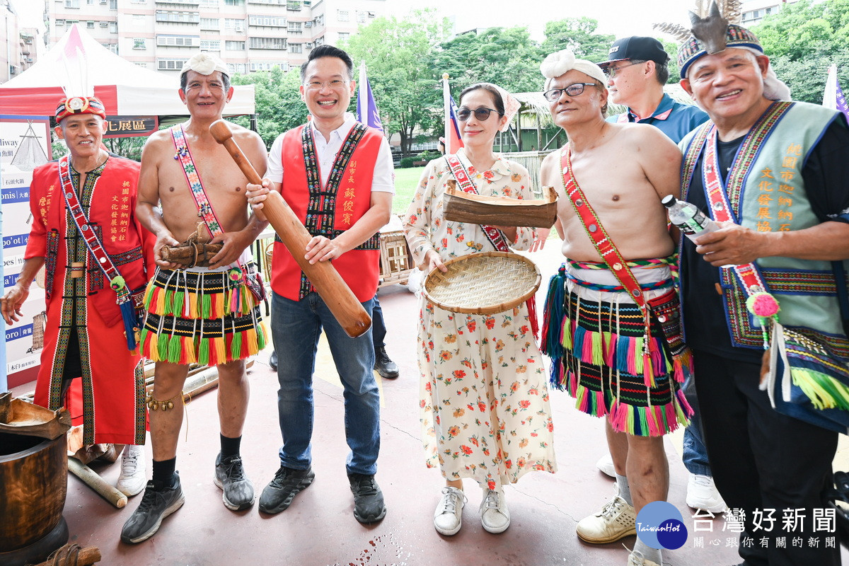 桃園市副市長蘇俊賓出席「114年度桃園市原住民族歲時祭儀」。