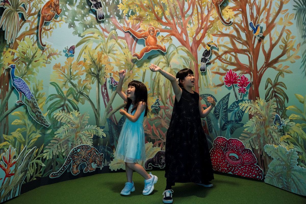 桃市兒美館「在藝術中遇見大自然」展覽開幕。<br />

