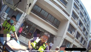 竹市警消聯手及時搶救化解男大生輕生危機。
