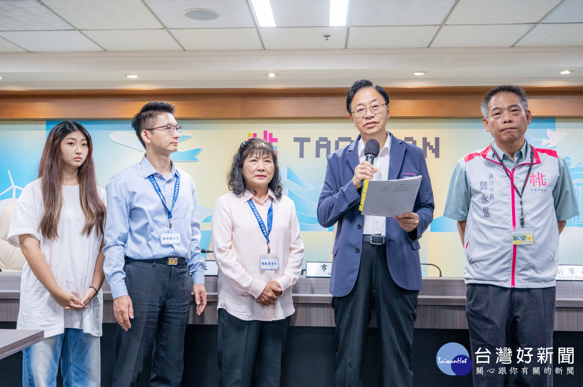 張市長：進駐龍岡分隊強化區域緊急救護量能。