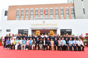 員林分局萬年派出所落成啟用，員林市南區警政治安更有保障。圖／記者鄧富珍翻攝