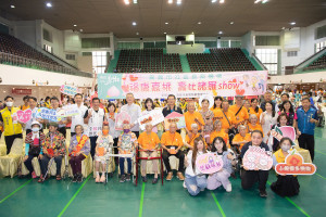 嘉義市長期照顧管理中心今天辦理第3屆「福康嘉桃  壽比諸羅SHOW」活動／嘉義市府提供