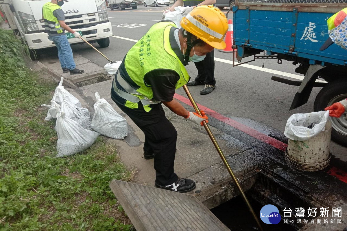 防範丹娜絲颱風來襲，桃園市政府環保局完成超前部署。<br />
