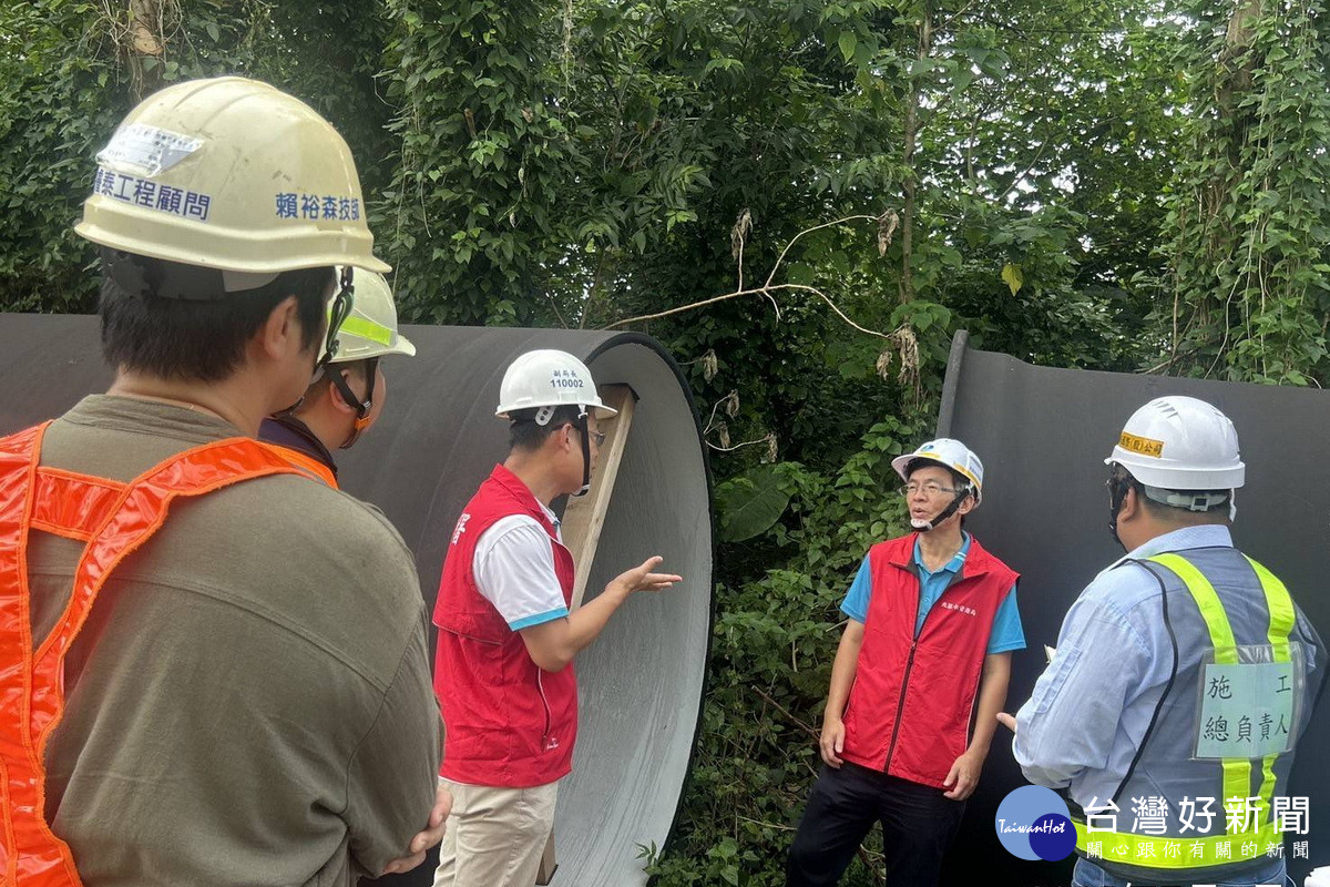 丹娜絲颱風可能帶來強降雨，北水分署完成設施與工地巡檢及應變整備工作。
