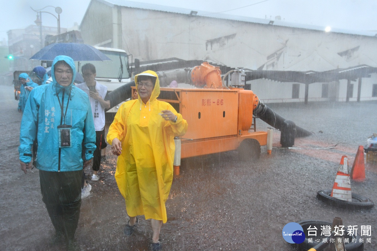 大豪雨強灌彰化3小時  雨量破260毫米導致淹水嚴重