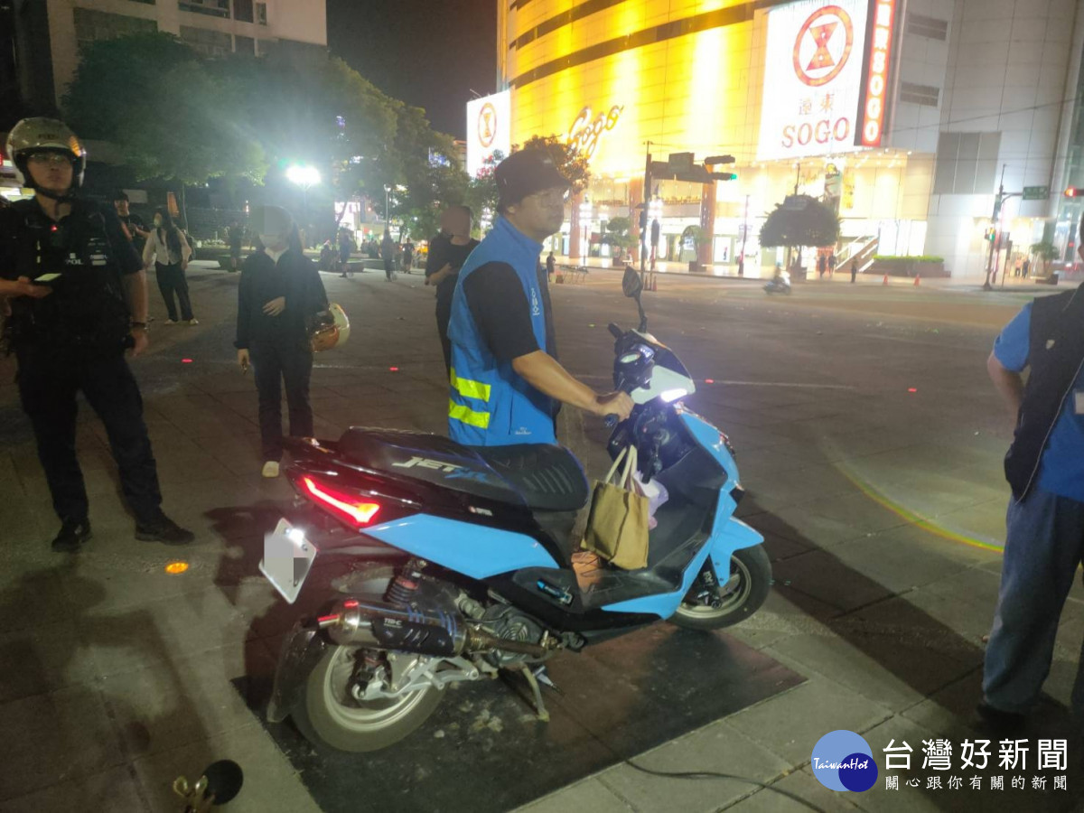 中壢分局擴大掃蕩噪音改裝車。
