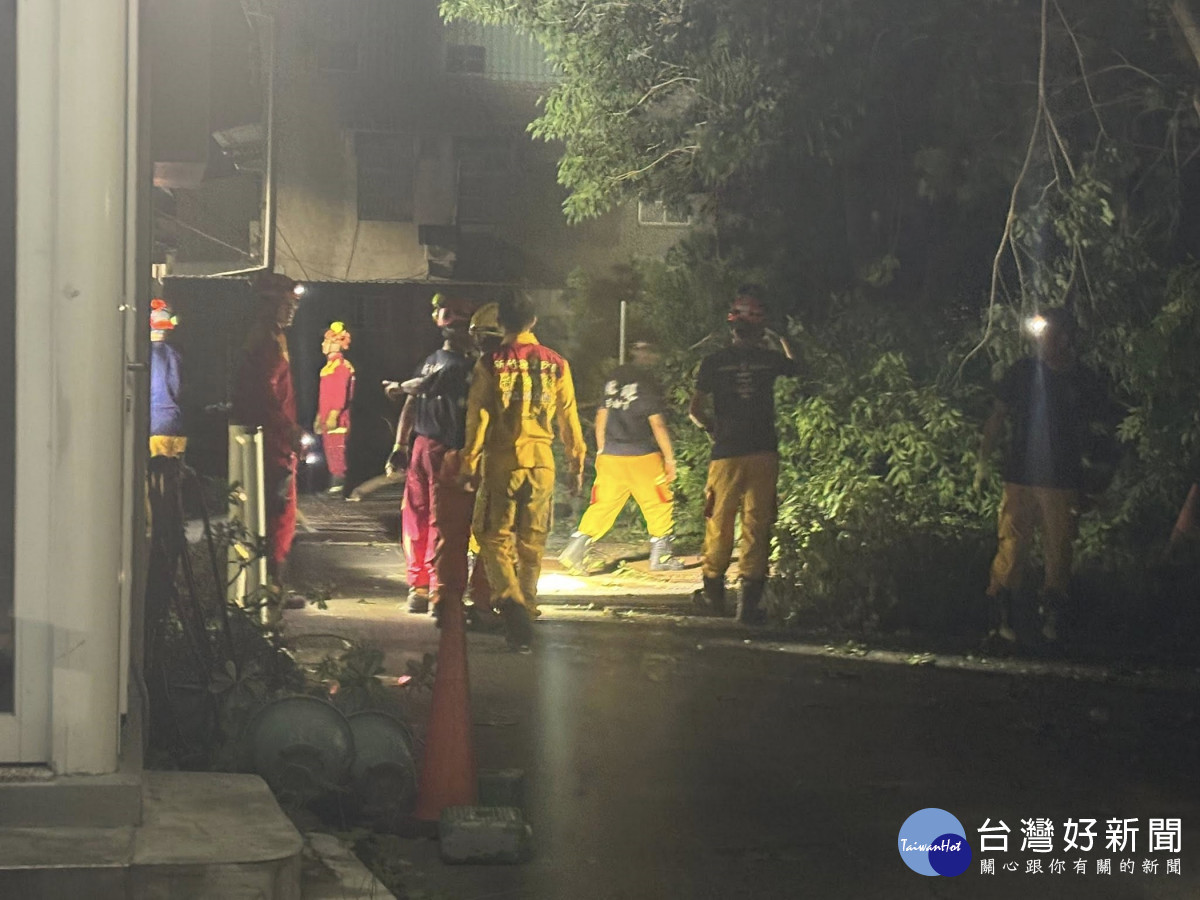 丹娜絲襲台嘉義市共31所學校提出災損通報／嘉義市府提供