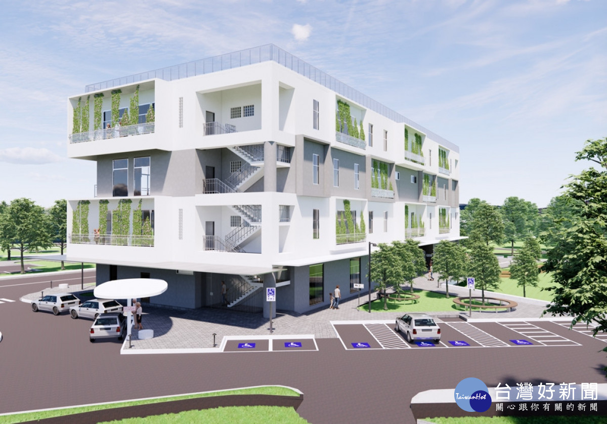溪湖鎮長照衛福大樓新建工程動土，未來提供0到100歲的全齡照顧服務。圖／彰化縣政府提供