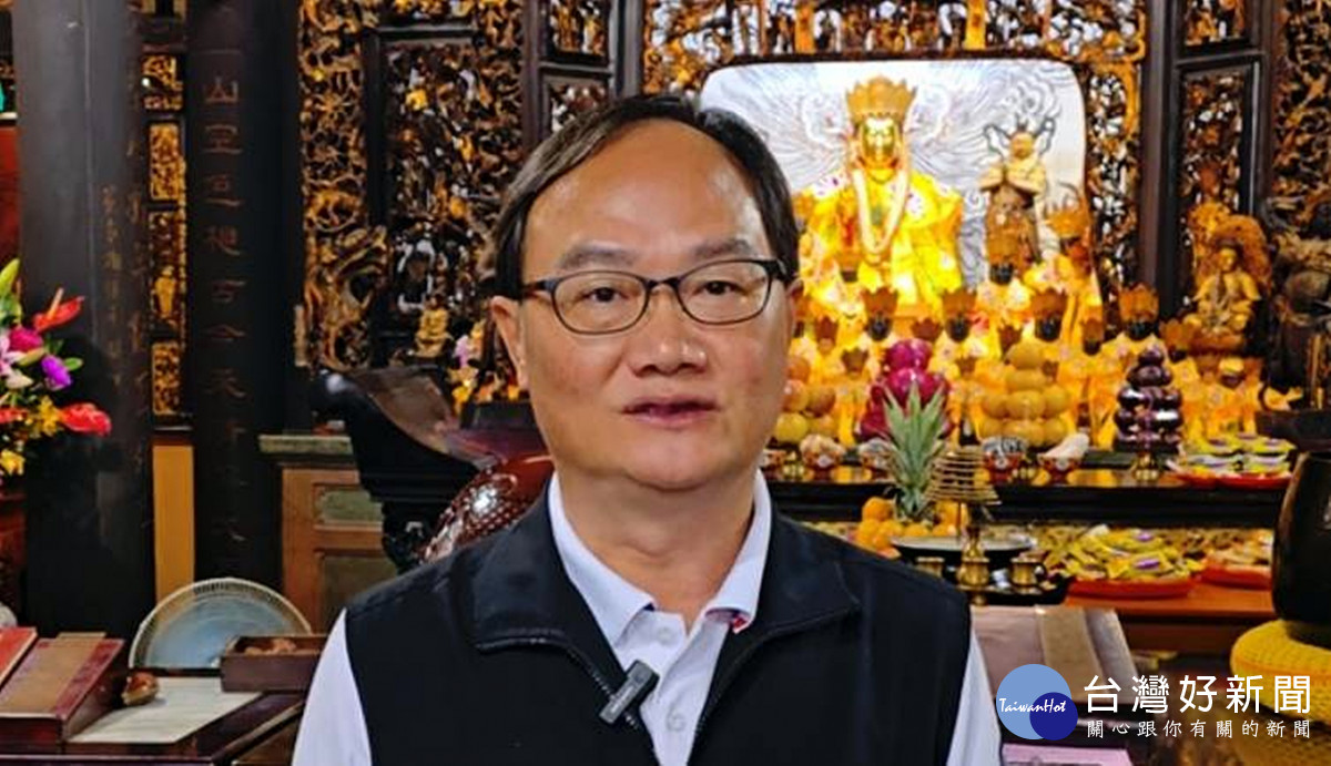 壽山巖觀世音墓事長林明義邀民眾共享觀音佛祖救苦救難，慈悲濟世宏願的福澤