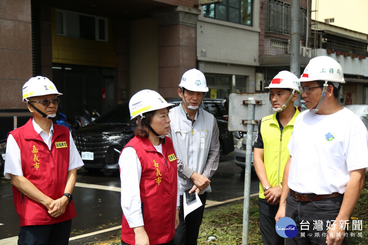 嘉義市長黃敏惠慰問高雄市政府團隊／嘉義市府提供