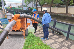 預防低壓帶及西南風豪雨事件，桃園市政府水務局啟動防汛應變。