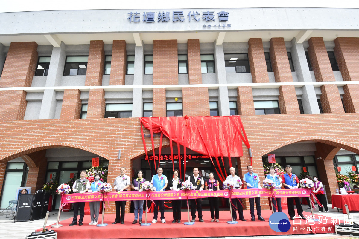 花壇老舊廢棄營區變身「政教藝文」三合一新地標。圖／記者鄧富珍攝