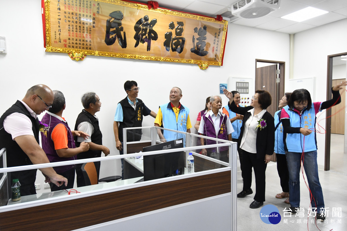 花壇鄉公所新啟用。圖／記者鄧富珍攝