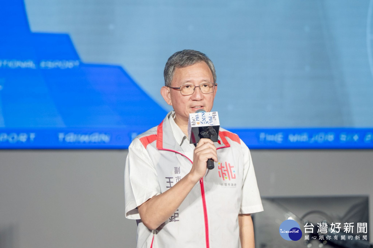 王副市長勉勵選手為桃園爭光。