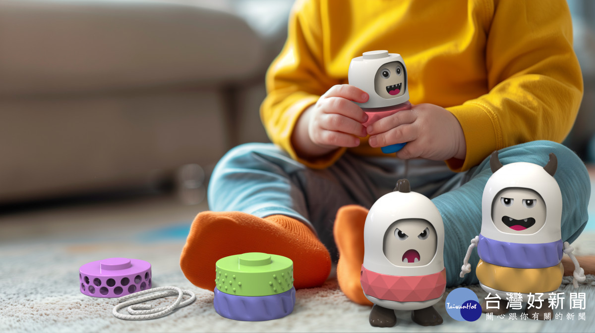 得獎作品《Story EMonster》以色彩與機構巧思呈現六種情緒，展現設計力與教育意涵。