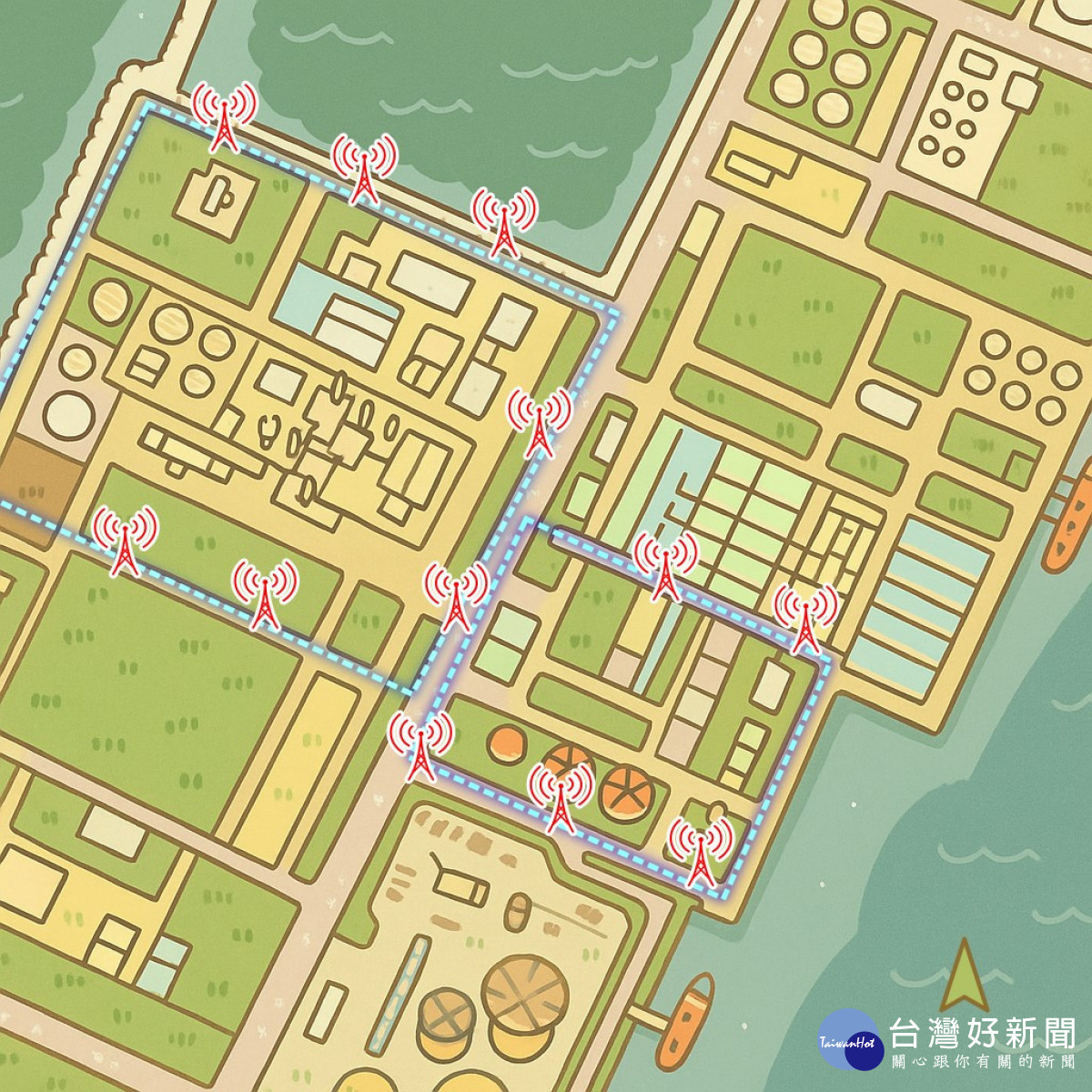 環保局在台中港區建置高密度感測網絡