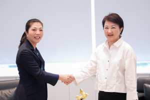 盧市長接待亞洲台灣商會聯合總會長陳舒琴