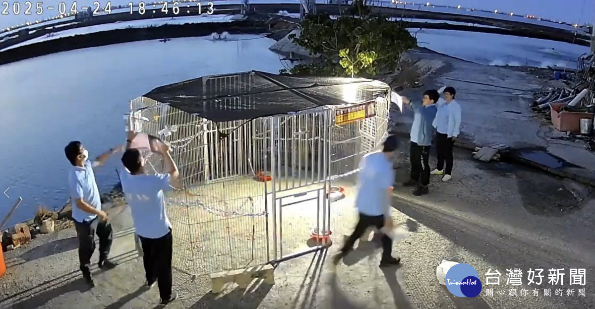 嘉義縣府升級智慧捕犬系統，在義竹鄉光電熱區試辦一周即捕捉超過八成流浪犬／嘉義縣府提供