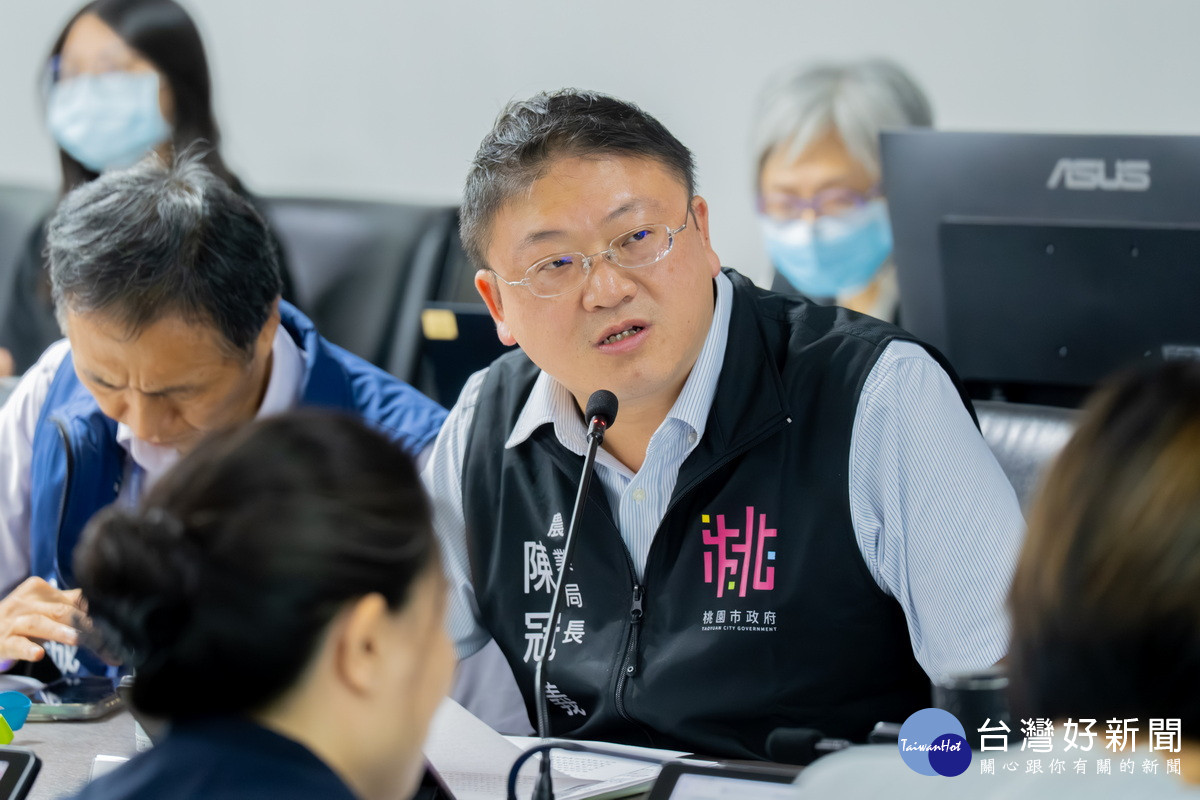 桃園市政府農業局長陳冠義。