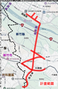 「大新竹興隆橋廊帶(竹北至園區)智慧交控計畫」，將把智慧號控範圍擴大至通往園區之興隆橋廊帶。