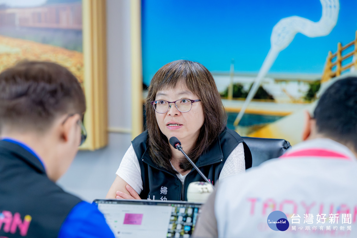 婦幼局長杜慈容致詞。