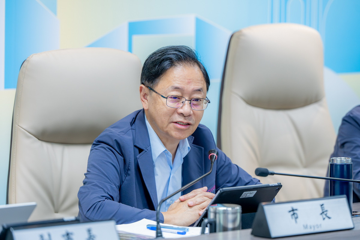 桃園市長張善政。<br />
