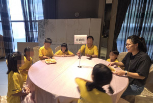 樂億皇家501茶餐廳特製愛心套餐邀請育幼院院童品嚐／陳致愷攝影