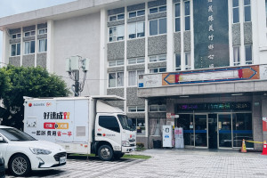 電信業者派遣行動基地台車進駐通訊盲區／嘉義縣府提供