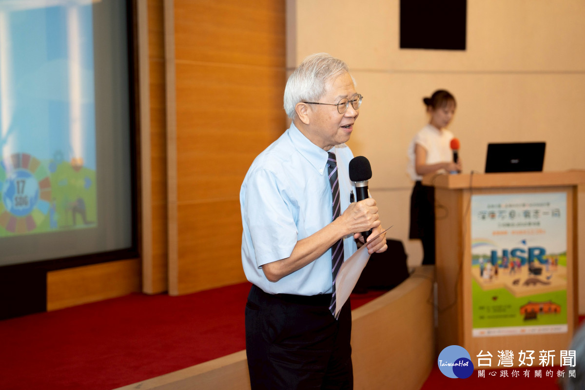 湯明哲校長於三校永續發展成果特展開幕式中致詞