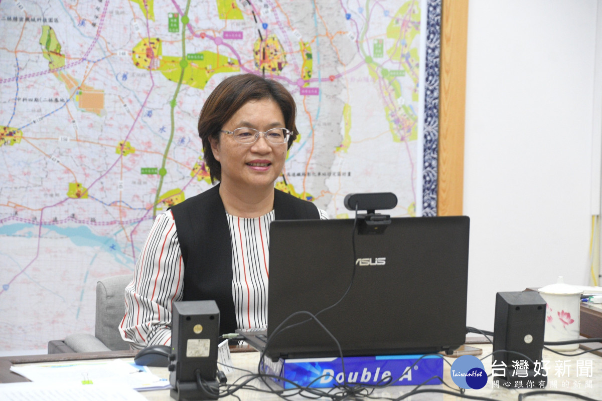 因應美國關稅衝擊，中台灣8縣市首長線上會議共商策略。圖／彰化縣政府提供