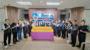 八德警分局舉辦父親節慶祝會，感謝同仁們在工作崗位上的努力與奉獻。