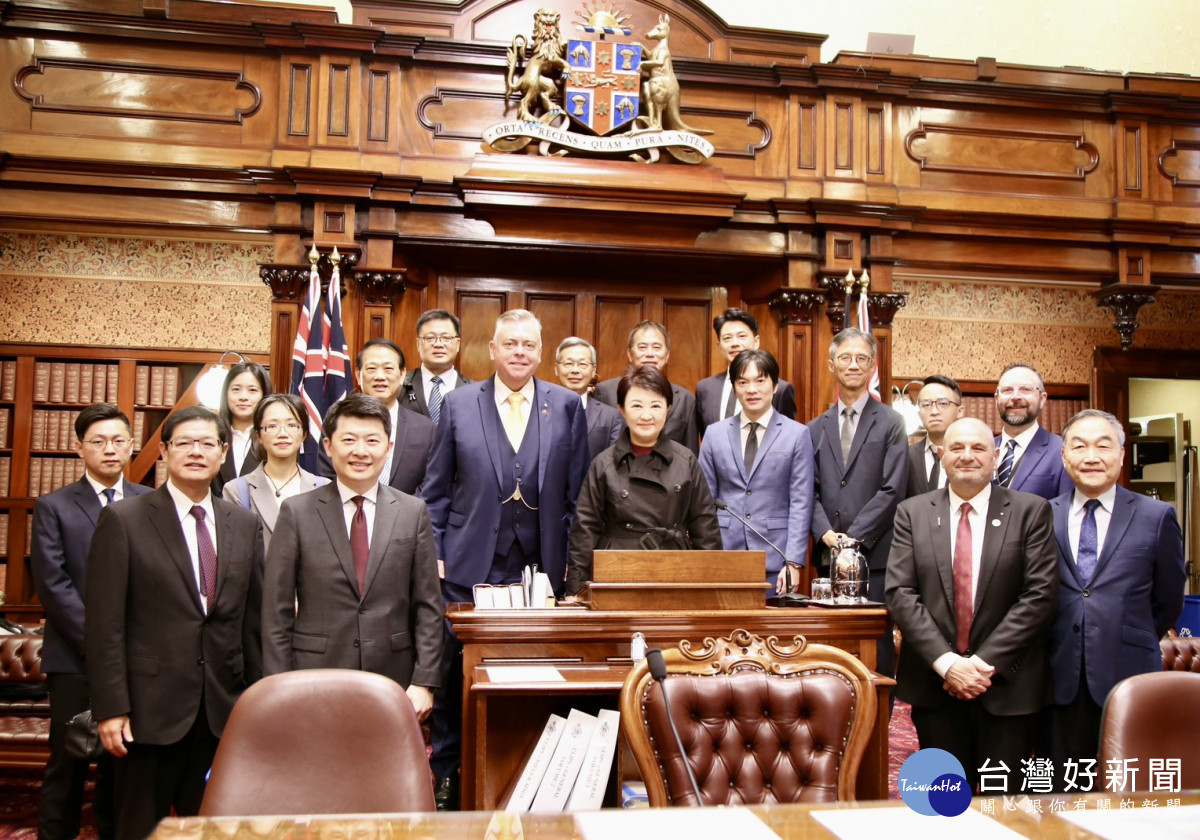 盧市長一行參訪新南威爾斯州議會(圖台中市府提供)