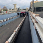 嘉義市府工務處7月25日完成文化路地下道機車道路面刨鋪工程／嘉義市府提供