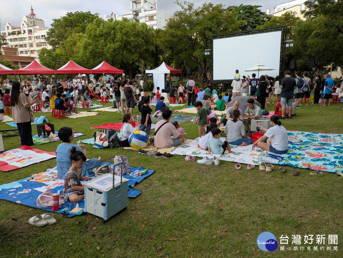 彰化童樂會遊樂趣，首場延平公園驚艷登場。圖／記者鄧富珍攝