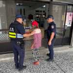 崙背分駐所協助護送迷失婦人平安返家／警方提供