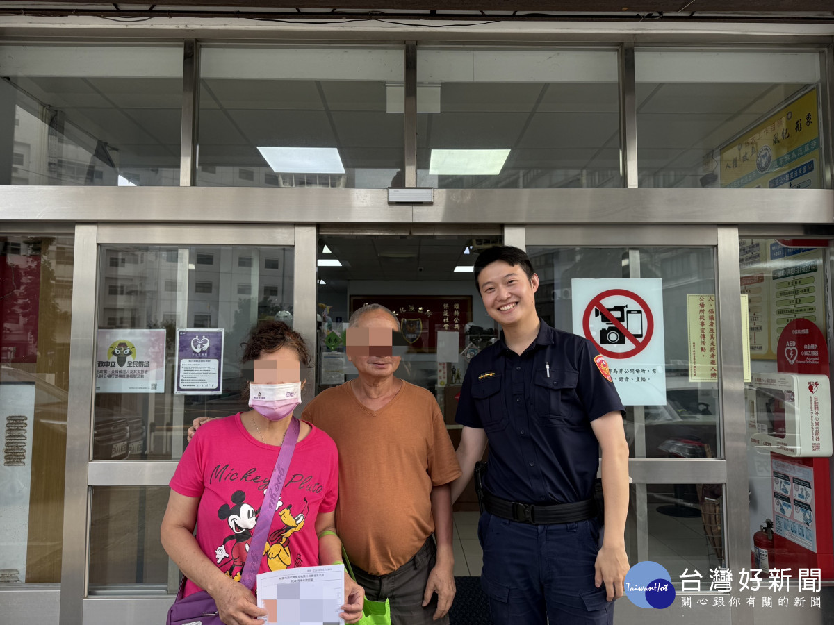 壢警團隊熱心協助返桃園家。