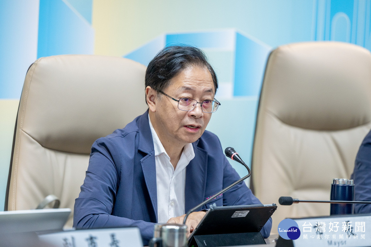 桃園市長張善政。<br />
