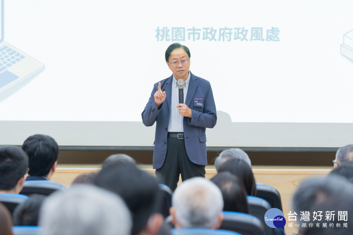 張市長致詞。<br />
<br />
