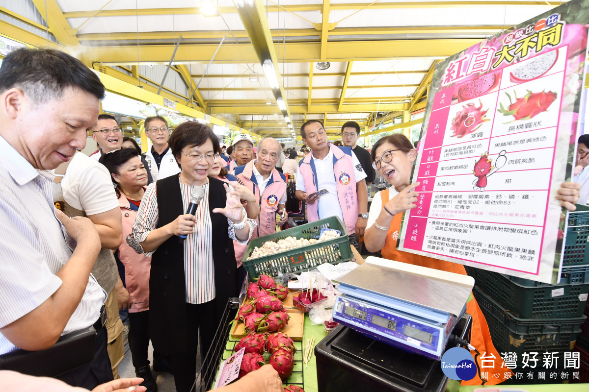 彰化優鮮產銷聯盟成立，縣長王惠美推廣最優值的「彰化品牌」。圖／彰化縣政府提供