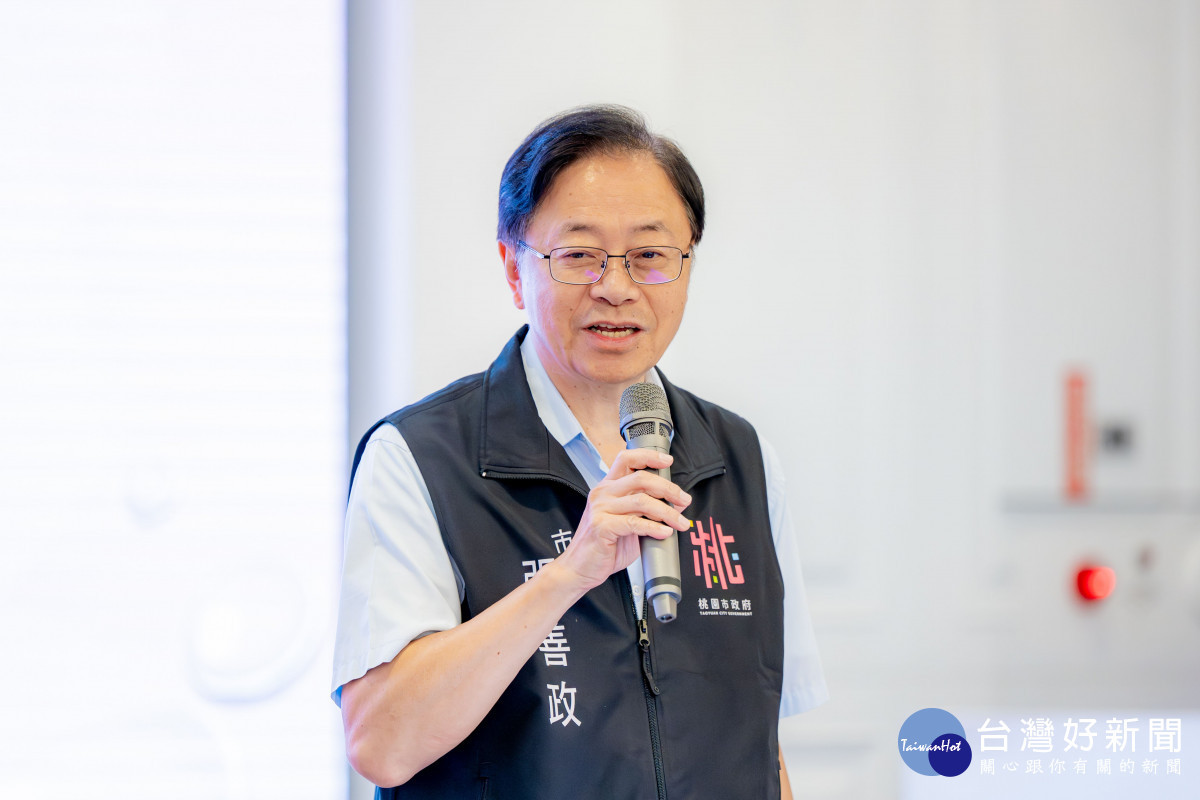 張市長致詞。<br />
<br />
