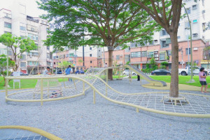 竹北新社樹網公園正式啟用。
