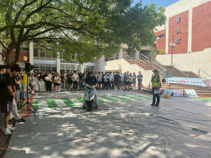 陽明交大交通宣導。