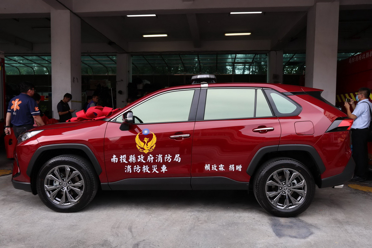這輛車承載著艱辛與大愛。（消防局提供）