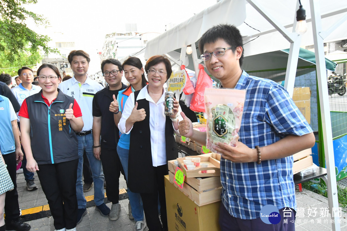 「優鮮吉市．潮農 in 派對」通路媒合會在圓林園熱鬧登場。圖／記者鄧富珍翻攝