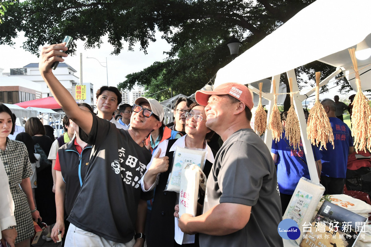 「優鮮吉市．潮農 in 派對」通路媒合會在圓林園熱鬧登場。圖／記者鄧富珍翻攝