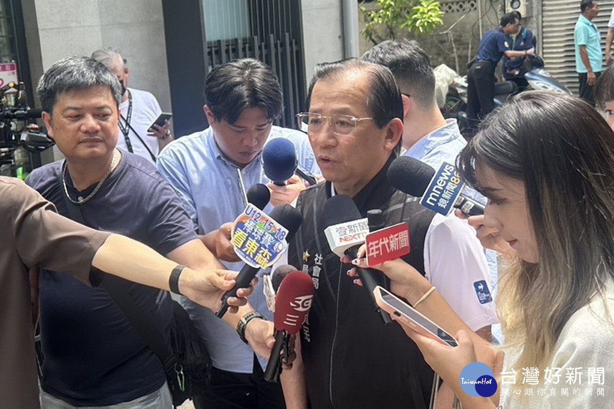 中壢區發生民宅火災造成5死不幸事件，市府社會局長陳寶民親赴現場關懷並啟動災害救助