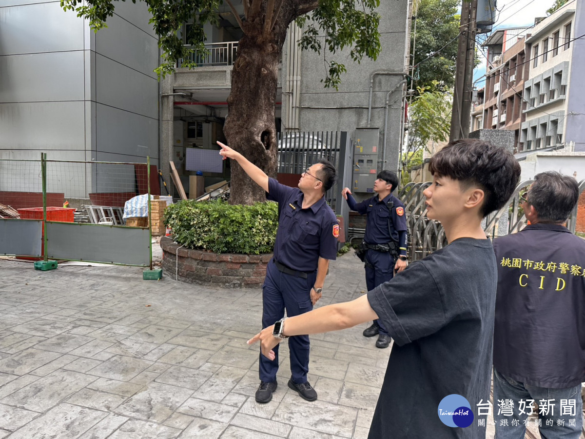 中壢地區48校開學在即，壢警全面「校園安全檢測」。
